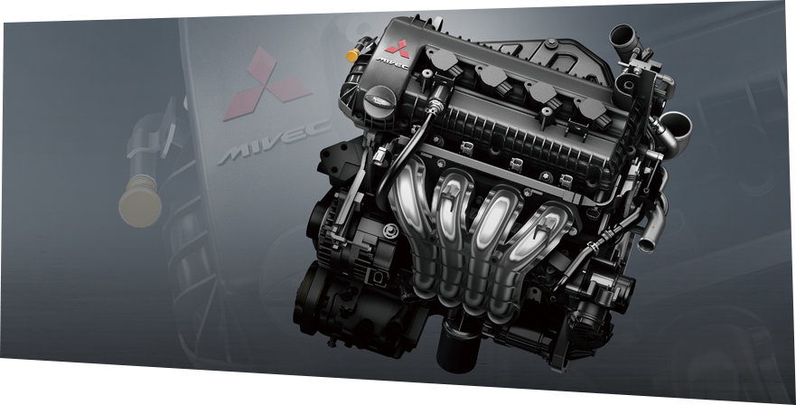 三菱全铝4a91t mivec 涡轮增压发动机